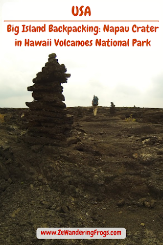 Big Island Backpacking: Nāpau Crater in Hawaii Volcanoes National Park // Trekking on the Napau Crater Trail