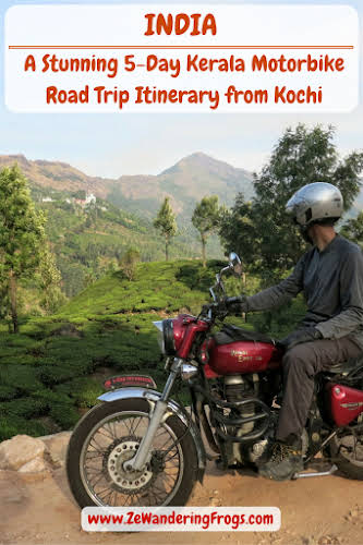 A Stunning 5-Day Kerala Motorbike Road Trip Itinerary from Kochi - Munnar Tea Gardens, Thekkady Periyar National Park, Kumarakom Bird Sanctuary, Kerala Backwaters, and Arabic Coast Beaches and Fishing Villages