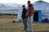 Pat and Bruno in Sagsai, Altai, Mongolia