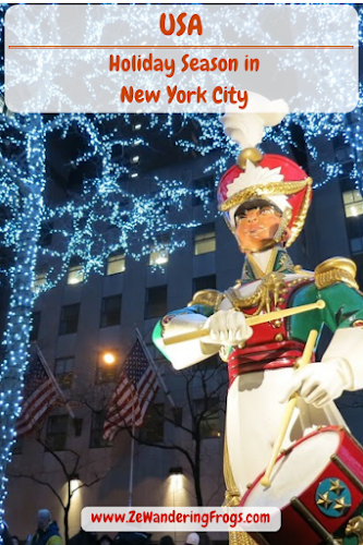 USA Holiday Season in New York City // Holiday Decorations in Rockefeller Center