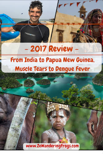 #2017 Review: From #India to #PapuaNewGuinea, Muscle Tears to #Dengue Fever / #AdventureTravel by Ze Wandering Frogs
