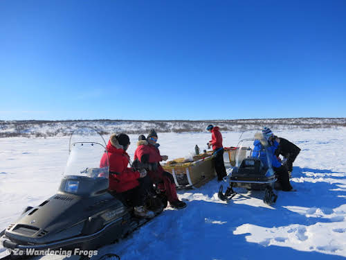 Arctic Canada Inuvik Winter Camping Tundra Dog Sledding // Lunch Break