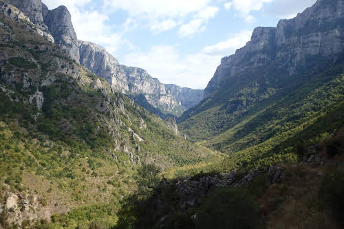 Best Hikes in Europe for Long Distance Hiking Trails // Greece Vikos Gorge Photo Credit Coddiwomp