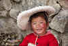 China Sichuan Kham Tibet Garze Ganzi Kandze Monastery Buddhist Festival // Little Girl Dressed Up for the Festival