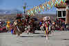China Sichuan Kham Tibet Garze Ganzi Kandze Monastery Buddhist Festival // Skeleton Dance