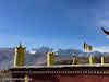 China Sichuan Kham Tibet Garze Ganzi Kandze Monastery Buddhist Festival // View of the Himalaya from Garze Monastery