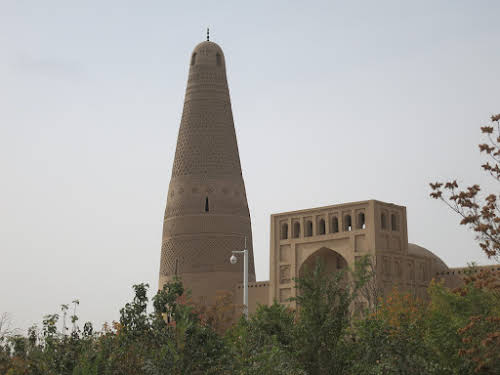 China. Xinjiang Kashgar. Minaret