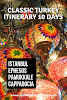 Classic Turkey Itinerary 10 Days: Istanbul, Ephesus, Pamukkale, and Cappadocia // Lanterns in Istanbul Bazaar