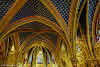 France Sainte Chapelle Paris Royal Church // Ribbed Vaults of Gothic Architecture