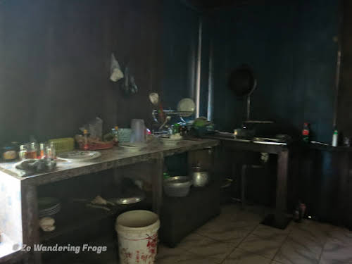 How to Organize your Trip to See Wild Orangutans in Kutai National Park // Kitchen in the park lodge
