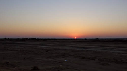 India. Rajasthan Thar Desert Camel Trek. First morning sunrise.