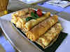 Indonesia. Bali Cooking Class. Dadar Gulung coconut crepes