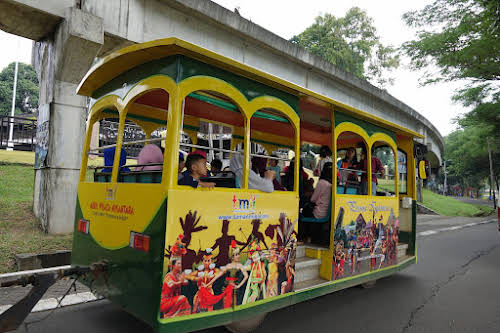 Trolley in Mini Indonesia
