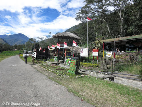Indonesia. Papua Baliem Valley Trekking. Army Post Control