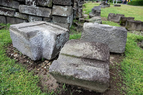 Indonesia. Yogyarkarta Pramantan Temple. Corner Stones