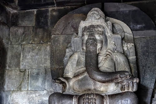 Indonesia. Yogyarkarta Pramantan Temple. Ganesh
