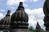Indonesia. Yogyarkarta Pramantan Temple. Stupa close up