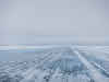 Endless horizons on the Mackenzie River Ice Road