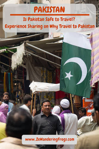 Is Pakistan Safe to Travel? Experience Sharing on Why Travel to Pakistan // Flag in the street of Lahore