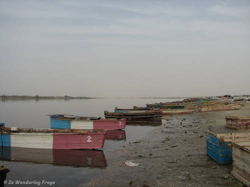 Lac Rose: Pink Lake Senegal // Boats and Salt Harvest