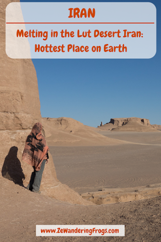 Melting in the Iran Desert Dash-e Lut: Hottest Place on Earth // Kaluts Yardang Rock Formations