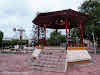 Kiosk in public park, La Paz, Mexico