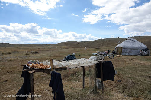 Mongolia Altai Mountains Trekking Altai Tavan Bogd National Park // The ger of our guide