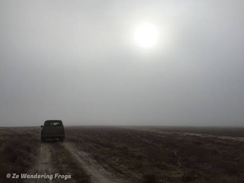 Off-the-Beaten Path Uzbekistan: A 3-Day Aral Sea Tour // Winter Morning Fog over the Ustyurt Plateau