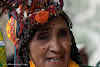 Pakistan Culture of the Kalash Valley Pakistan // A Kalasha woman in full traditional headgear