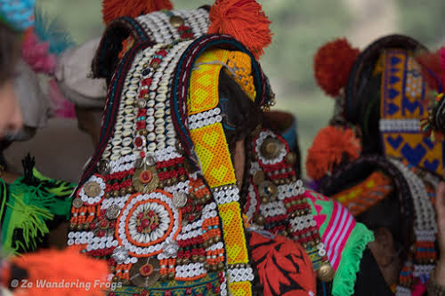 Pakistan Culture of the Kalash Valley Pakistan // Traditional Kalash Headgear
