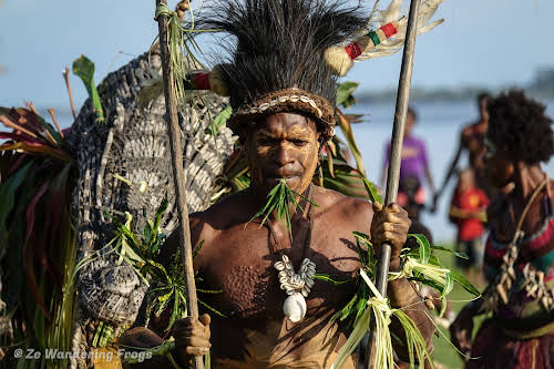 Papua. New Guinea East Sepik River Clans Crocodile Traditions. Crocodile Dance