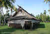 Papua. New Guinea East Sepik River Clans Crocodile Traditions. Spirit House on the East Sepik River