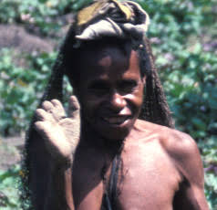 Papua. Tribes Baliem Valley Time Travel. All fingers cut