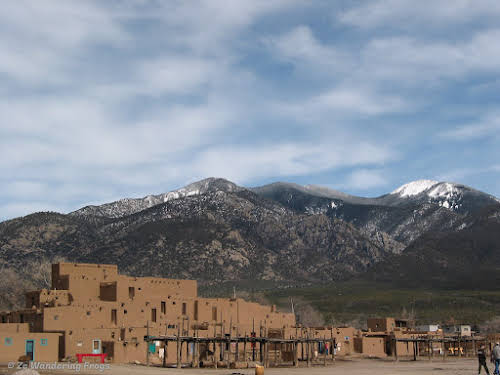 Road Trip to New Mexico Itinerary // Taos surrounded by Southern Rocky Mountains