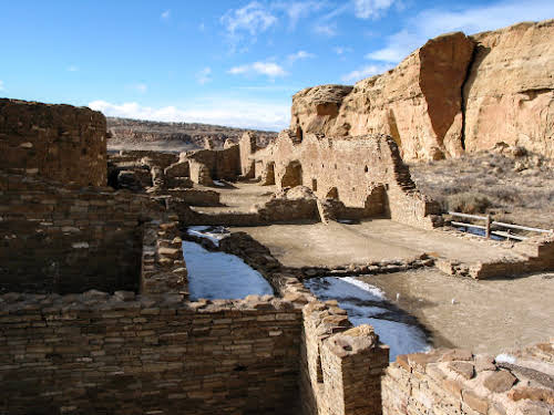 Ruins in Chaco Canyon National Park