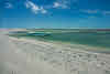 Sri. Lanka Mannar Vayu Resort. Turquoise shallow water and white sand beach!