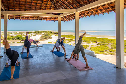 Séance de yoga - Photo avec l’autorisation de Centre Vayu