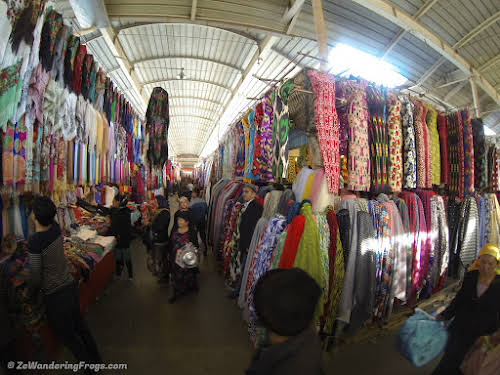 Sur la Route de La Soie Kashgar Chine // Bazaar de Kashgar