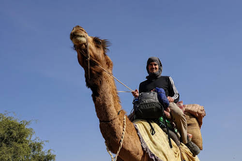 Thar. Desert Camel Trekking Day 3. Bruno and Papoo