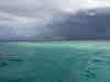 Top. Dive Sites, Kri Island, Raja Ampat, Papua. Stormy weather over Manta Sandy