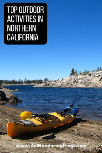 Top Outdoor Activities in Northern California // Kayaking Loon Lake in the Sierra Nevada Mountains Pinterest