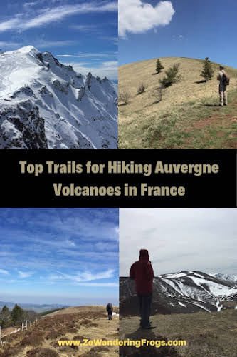 Top Trails for Hiking Volcanoes Auvergne Parc Naturel Regional des Volcans d'Auvergne // Collage