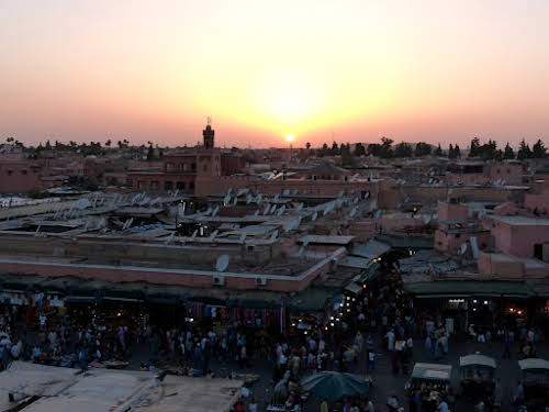 Travel Horror Stories: When Travel Goes Wrong // Sunset over Morocco Photo German Backpacker