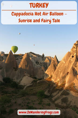 #Turkey // #Cappadocia Hot Air #Balloon at #Sunrise // #AdventureTravel from Ze Wandering Frogs