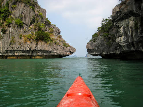 Kayaking in Halong Bay - Vietnam
