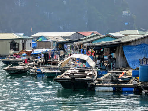 One of the many fishing villages