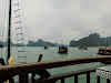 View of Halong Bay from the sundeck