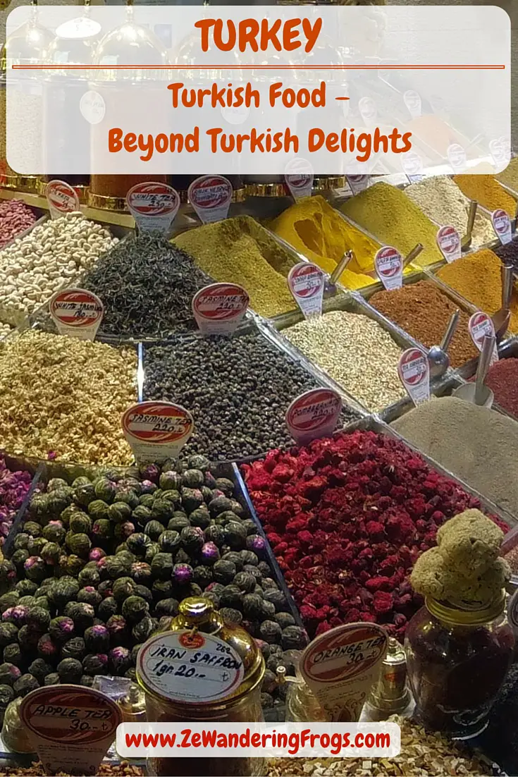 Turkish Food – Beyond Turkish Delights // Arriving in Istanbul, and across our 10 days in Turkey, I discovered so many different flavors I wish I could find a local Turkish store nearby and carry on splurging into savory Turkish food. While Kebab is a regular staple, you can find different meats and toppings that make each meal unique.