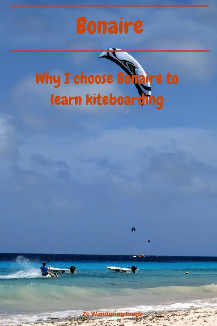 Why I chose Bonaire to learn how to kitesurf // A popular diving destination, Bonaire also offers constant winds that make it a great windsurf and kiteboard destination. Since the whole island is a marine park, kitesurfing is restricted to a specific area, Atlantis Beach, but thanks to its remote location, the spot is barely busy, at least not by Delta standard – a busy weekend will see 10 kiters on the water, plenty space for everyone.