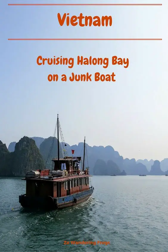 Cruising Halong Bay on a Junk Boat // One of the most recognizable natural places in the world, Halong Bay’s unique karst formations had a mystic appeal to us. The scenery of Halong Bay filled our mind, from historical events to contemporary movies. Cruising on Halong Bay was a must-do during our Vietnam trip and happened to be by far the best way to discover this UNESCO World Heritage site.